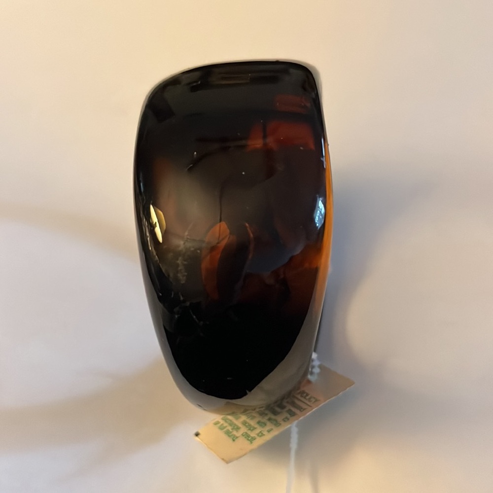 Translucent Cognac Colored Bangle - image 2